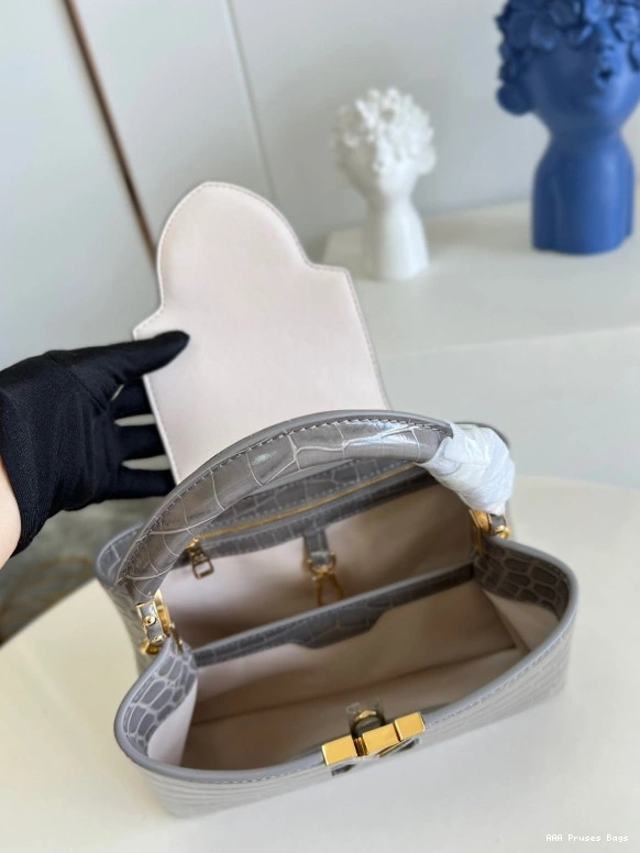 AAA Replica Ru LOUIS BB CAPUCINES VUITTON 0802